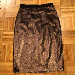 NWT Midi Sequin Skirt